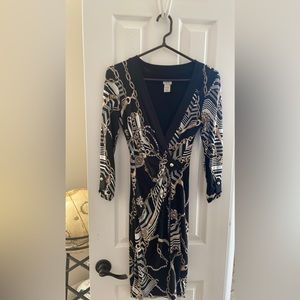 Small sexy elegant wrap dress